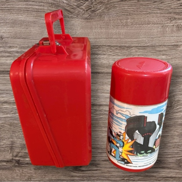 Vintage Aladdin Lazer Tag Lunchbox and Thermos - 1986 - Picture 4 of 14